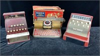 Berwin Typewriter Tom Thumb Cash Register Tin Toys