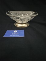 Cut Crystal Partitioned Serving Dish