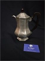 French Pewter Teapot  by Les Etains de Paris
