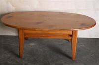 Oval Solid Wood Table