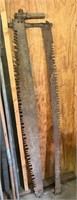 Vintage Logging Saw (2)
