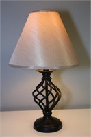 Twisted Iron Cage Accent Lamp