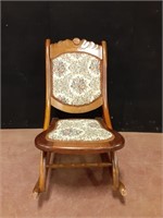 Vintage Folding Rocking Chair