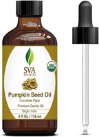 SVA ORGANICS Pumpkin Seed Oil 4oz (118ml) Premium