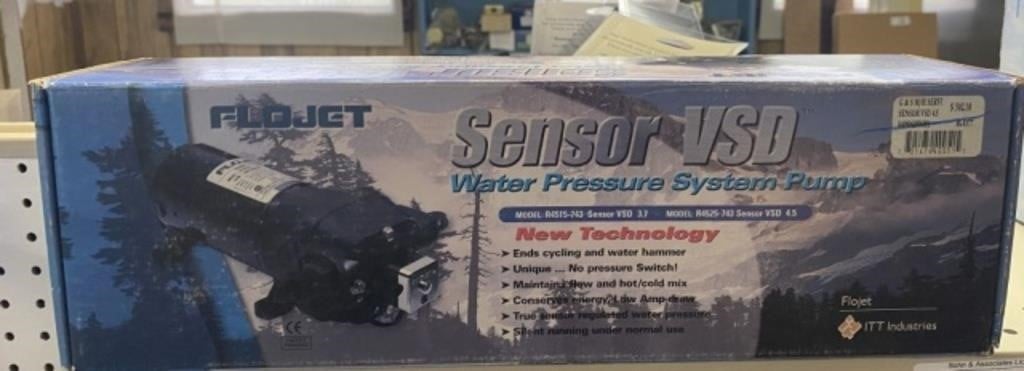 Flojet Sensor VSD Water Pressure System Pump