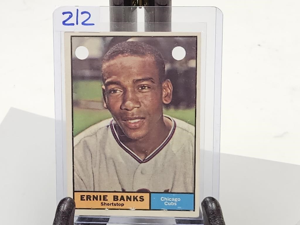 1961 Ernie Banks Sports Card