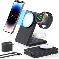 3 in 1 Foldable Magnetic Wireless Charging