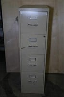 4-Drawer Tan Filing Cabinet