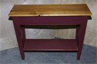 Wooden Hallway Table w/Shelf