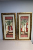 Tall Palm Royal Framed Matted Prints