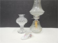Oil Lamp, Waterford? Crystal Candle Lantern,+
