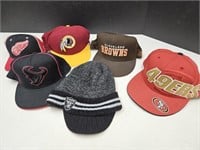 Hat Lot Redskins, 49's, Browns ++
