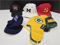Hat Lot Green Bay Packers, Michigan ++