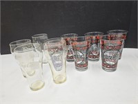 Tiffany Style 1970 Stain Glass Glasses +