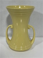 Vintage Yellow Abington U.S.A. Pottery Vase with