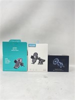 New Small lot of car phone holders. New/like new,