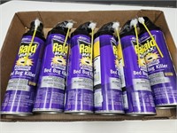 6 Cans of Raid Bedbug Killer