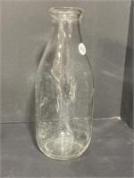 10 " Clear Glass Milk Bottle
