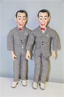 (2) Vintage PeeWee Herman Dolls