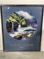 Framed Poster Print " The Falls of Hana " Maui