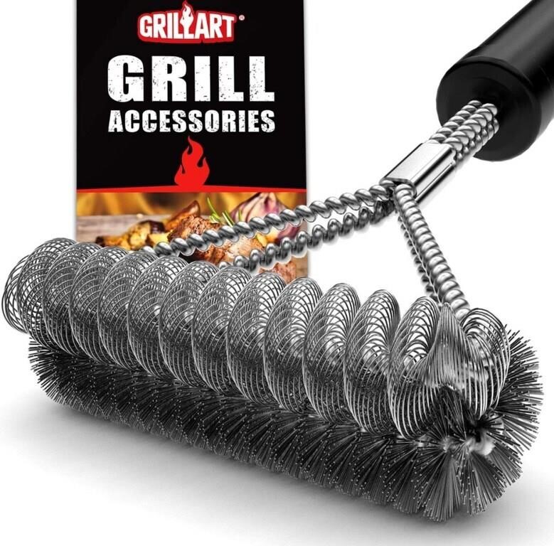 New Grill Brush for Outdoor Grill, Bristle Free &