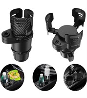 New 2 in 1 Multifunctional Car Cup Holder Dual