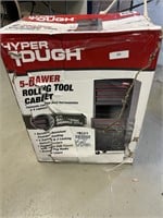 *dented* hyper tough 5 drawer rolling tool cabinet
