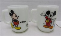 2 Anchor Hawking Vintage Mickey Mouse Mugs
