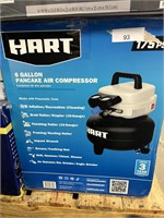 Hart 6 gal pancake air compressor