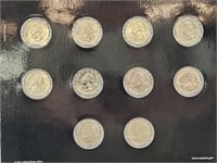 2011 America the Beautiful UNC Quarters Set Coins
