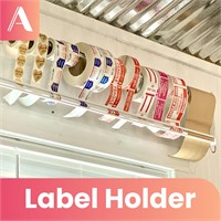 44” wall mount label roll holder
