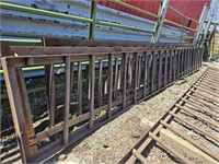 21' METAL CATTLE FEEDER PANEL - SOLID ****