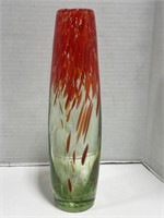 Art Glass Vase - 11.5 " Tall
