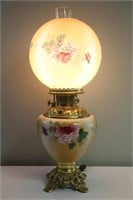 Antique Victorian GWTW Lamp