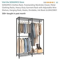 Clothes Rack, Freestanding Wardrobe Closet