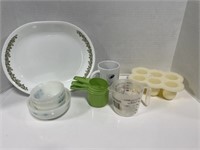 2 Corelle Oval Plates, Baby Bullet Dish, Plastic