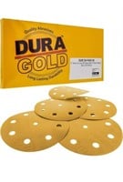 Dura-Gold Premium 5IN Gold Sanding Discs - 400