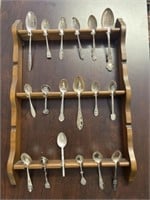 STERLING DEMITASSE SPOON COLLECTION 18 TOTAL WITH