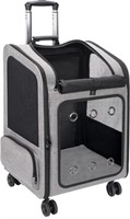 Extra Large Pet Carrier Backpack with Wheels