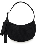 New BAGGU Small Nylon Crescent Bag - Black