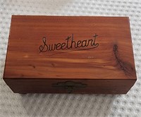 Wood Box Sweetheart Vintage beautiful