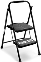 Step Ladder 600lbs Extra Large & Wide 2 Step