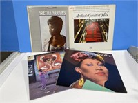 4 Aretha Franklin Record Albums