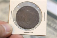 1820 Spain 8 Maravedis Coin