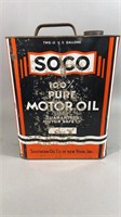 Soco Motor Oil Can