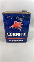 Lubrite Motor Oil Can