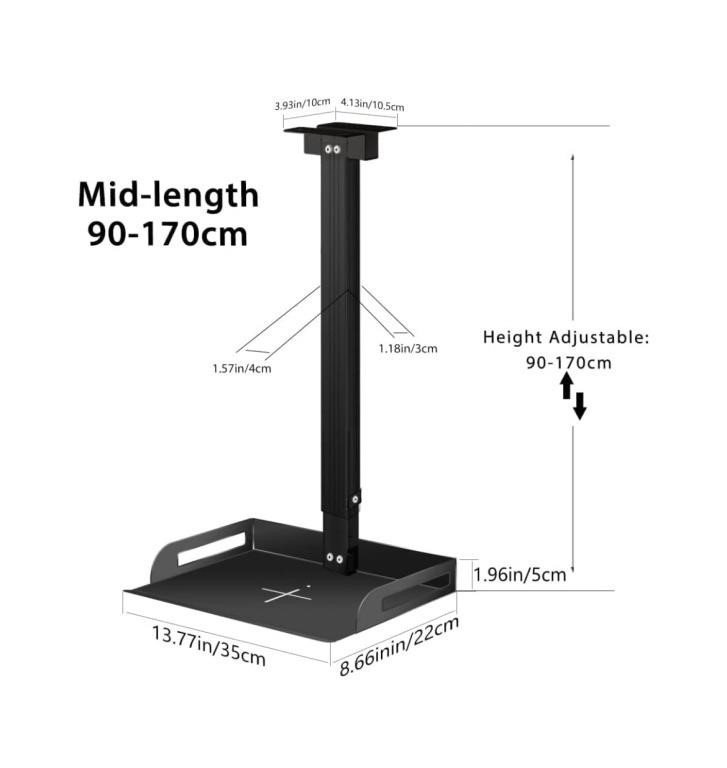 Projector Ceiling Mount, Adjustable Height,