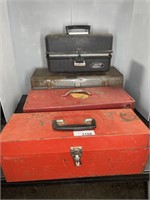 TOOLBOXES & TACKLE BOX - SOME CONTENTS