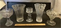 GLASS VASES & MORE-ASSORTED