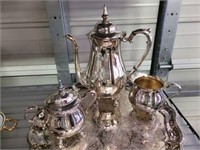 REED AND BARTON REGEND SILVER PLATED TEA SET
